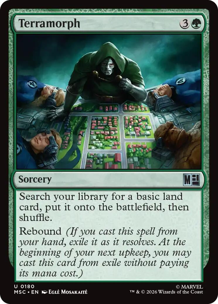 Image for Terramorph (Commander: Marvel Super Heroes) (180) (MSC) - Magic: The Gathering
