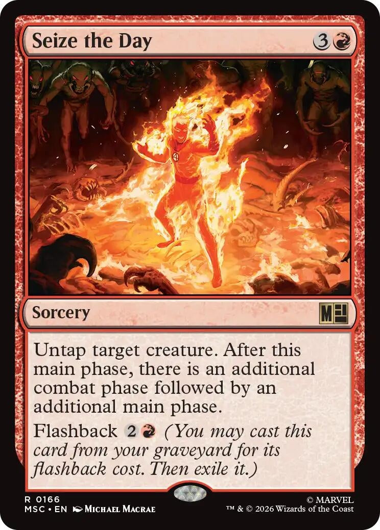 Image for Seize the Day (Commander: Marvel Super Heroes) (166) (MSC) - Magic: The Gathering