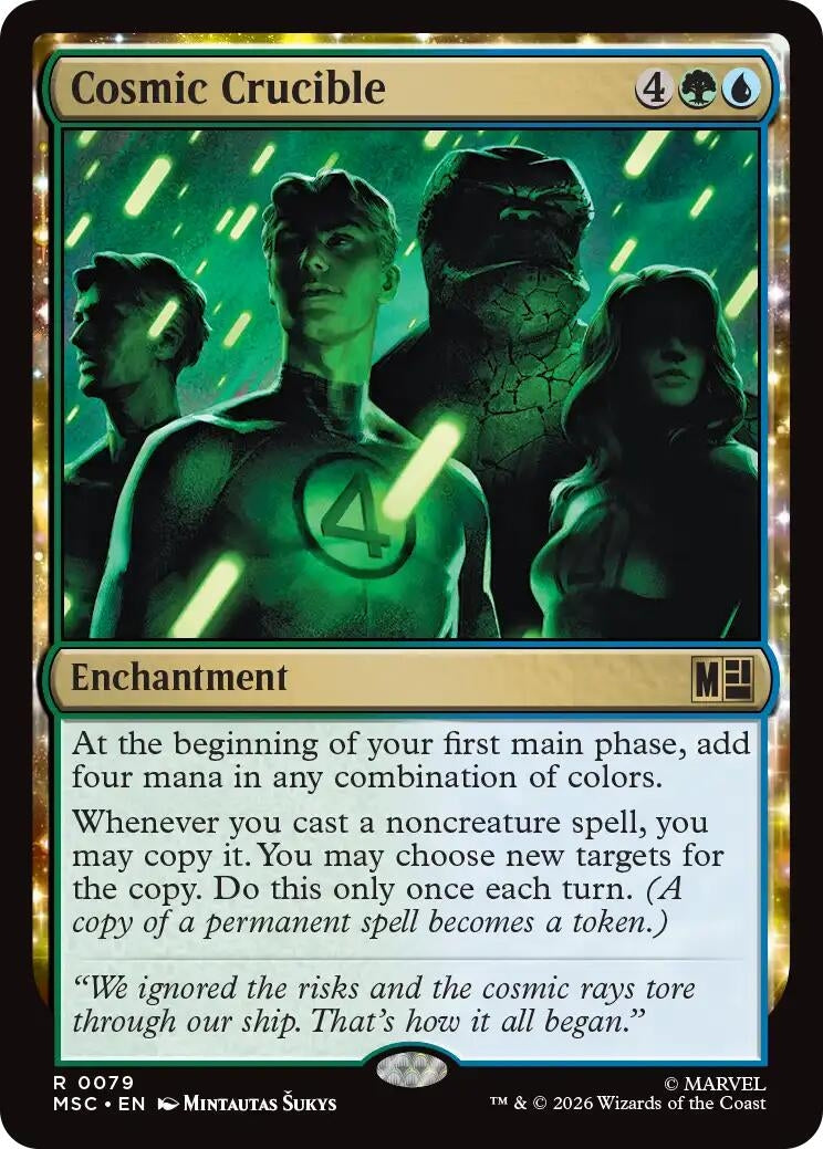 Image for Cosmic Crucible (Surge Foil) (Commander: Marvel Super Heroes) (79) (MSC) - Magic: The Gathering