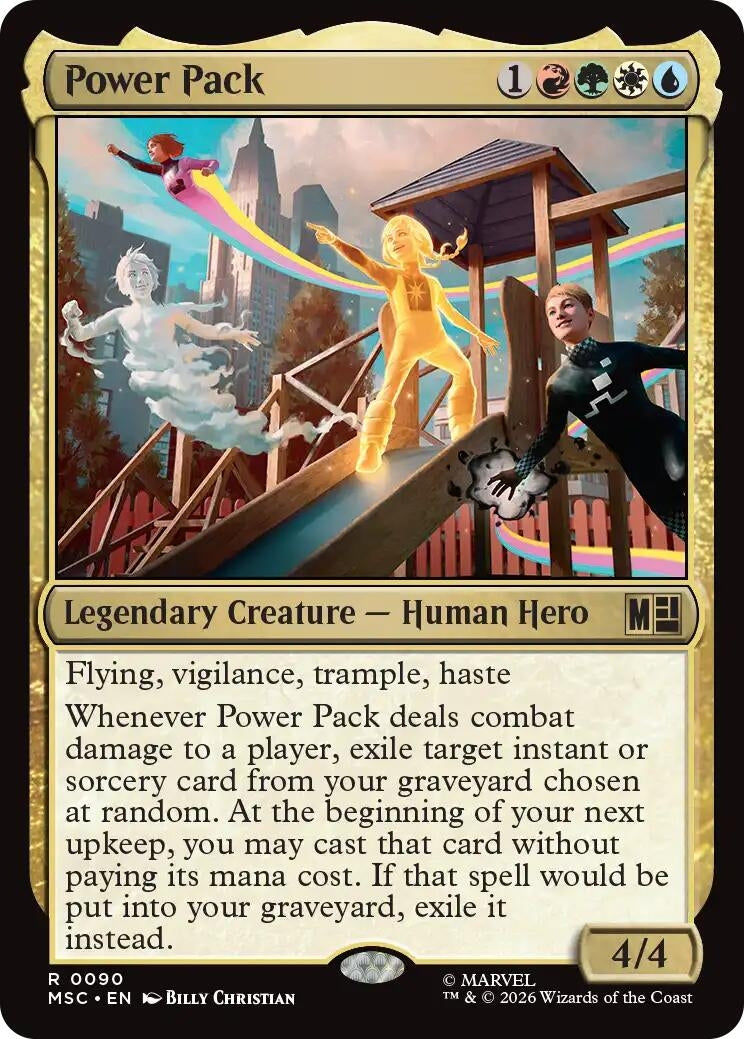 Image for Power Pack (Commander: Marvel Super Heroes) (90) (MSC) - Magic: The Gathering