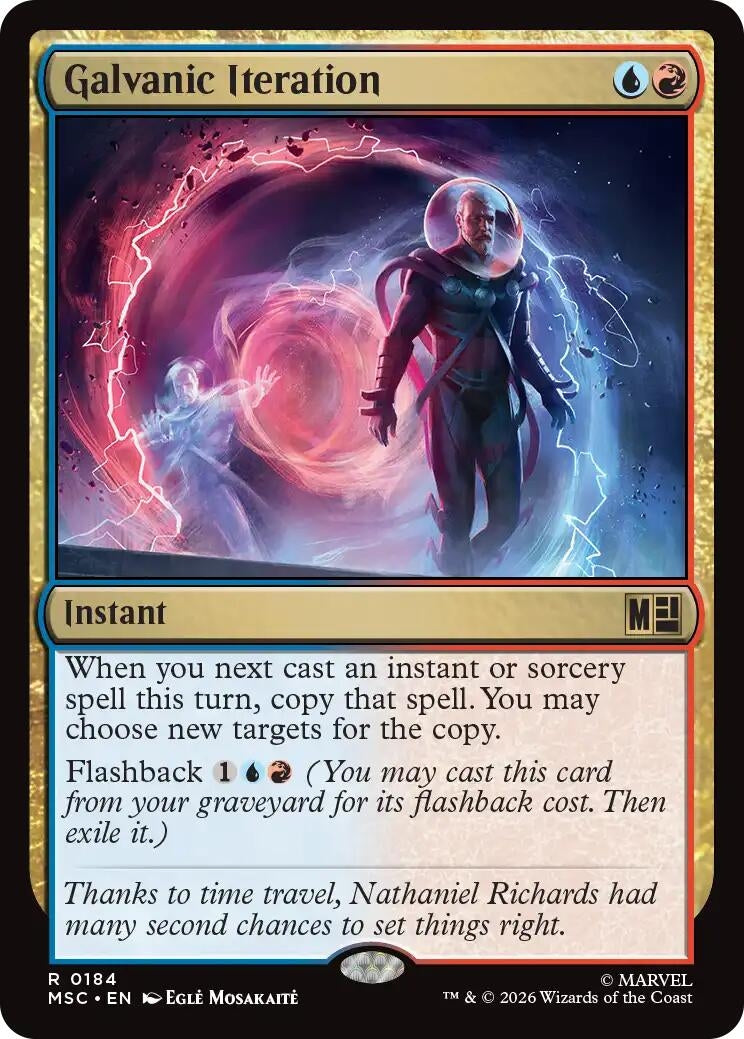 Image for Galvanic Iteration (Surge Foil) (Commander: Marvel Super Heroes) (184) (MSC) - Magic: The Gathering