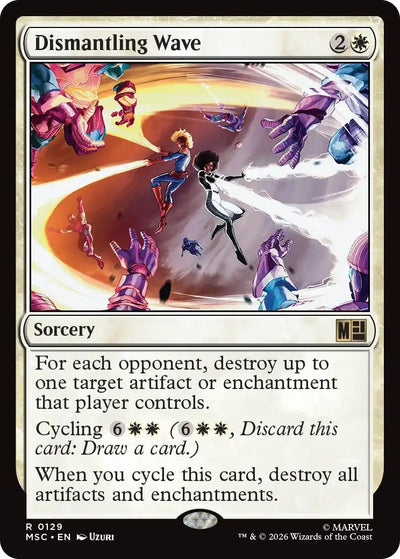 Dismantling Wave (Surge Foil) (Commander: Marvel Super Heroes) (129) (MSC)