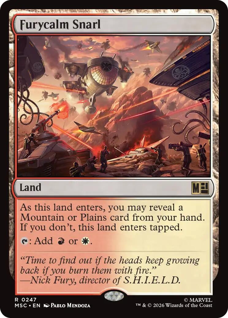 Image for Furycalm Snarl (Surge Foil) (Commander: Marvel Super Heroes) (247) (MSC) - Magic: The Gathering