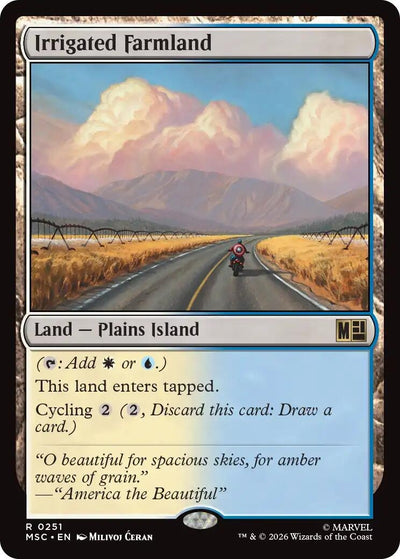 Irrigated Farmland (Surge Foil) (Commander: Marvel Super Heroes) (251) (MSC)