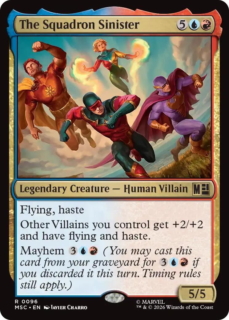Image for The Squadron Sinister (Commander: Marvel Super Heroes) (96) (MSC) - Magic: The Gathering