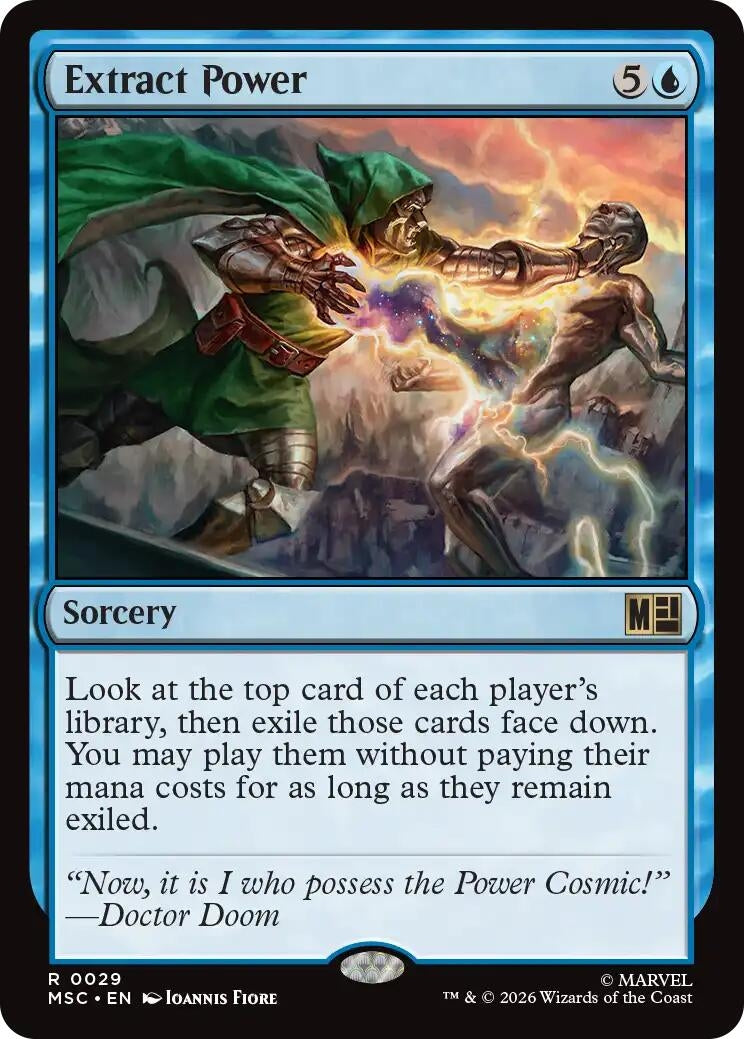 Image for Extract Power (Commander: Marvel Super Heroes) (29) (MSC) - Magic: The Gathering