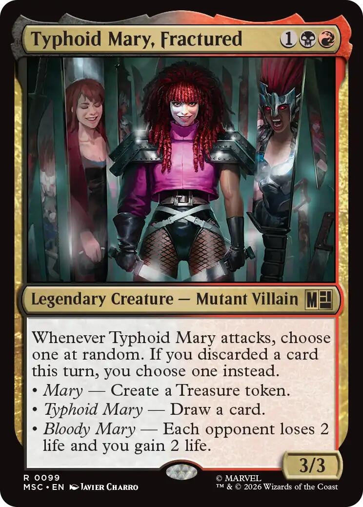 Image for Typhoid Mary, Fractured (Commander: Marvel Super Heroes) (99) (MSC) - Magic: The Gathering