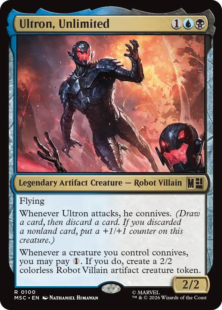 Image for Ultron, Unlimited (Commander: Marvel Super Heroes) (100) (MSC) - Magic: The Gathering