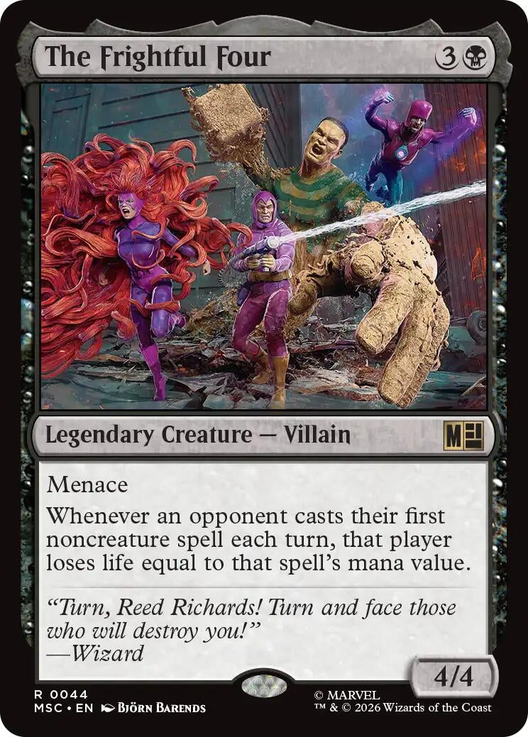 Image for The Frightful Four (Surge Foil) (Commander: Marvel Super Heroes) (44) (MSC) - Magic: The Gathering