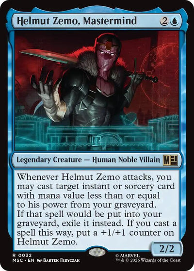 Helmut Zemo, Mastermind (Commander: Marvel Super Heroes) (32) (MSC)