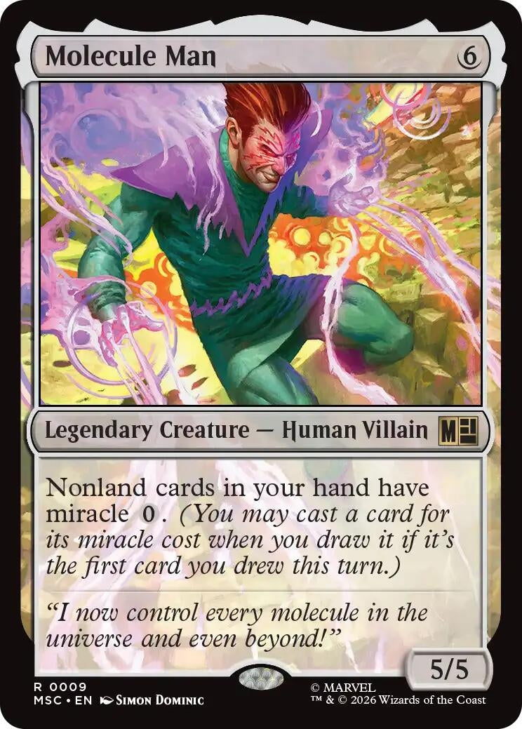 Image for Molecule Man (Commander: Marvel Super Heroes) (9) (MSC) - Magic: The Gathering