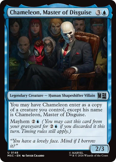 Chameleon, Master of Disguise (Surge Foil) (Commander: Marvel Super Heroes) (148) (MSC)