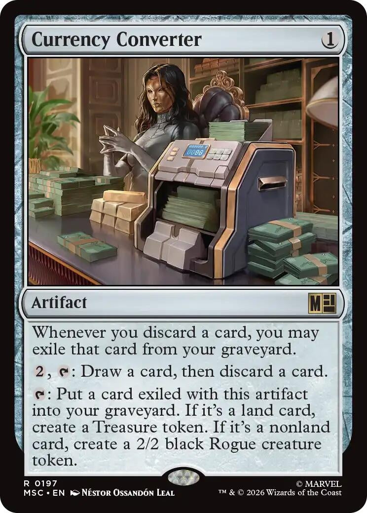 Image for Currency Converter (Surge Foil) (Commander: Marvel Super Heroes) (197) (MSC) - Magic: The Gathering