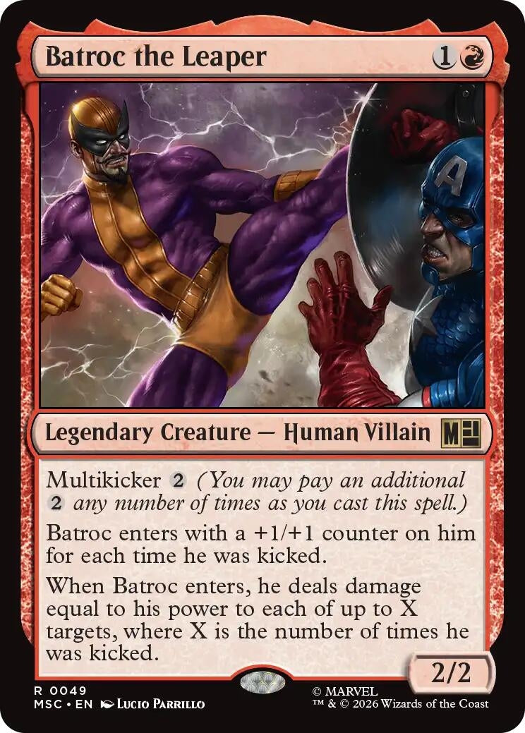 Image for Batroc the Leaper (Commander: Marvel Super Heroes) (49) - Magic: The Gathering