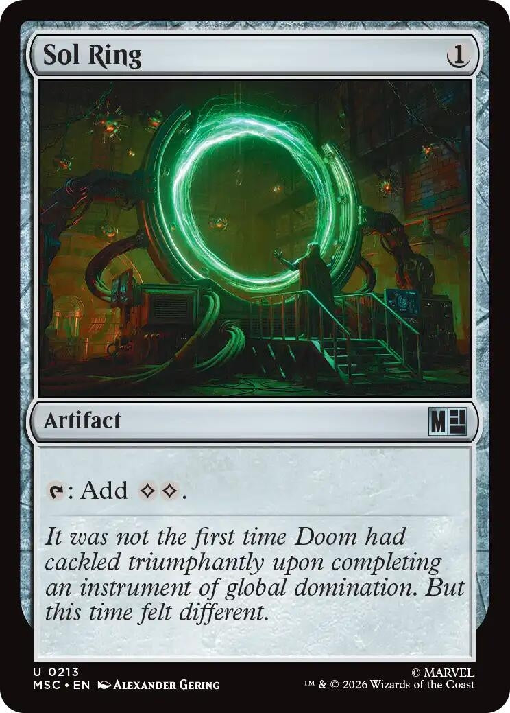 Image for Sol Ring (0213) (Commander: Marvel Super Heroes) (213) (MSC) - Magic: The Gathering