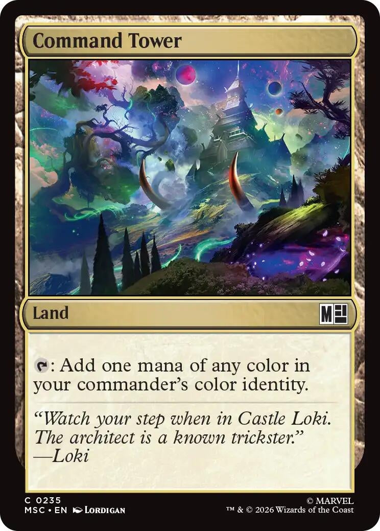 Image for Command Tower (0235) (Commander: Marvel Super Heroes) (235) (MSC) - Magic: The Gathering