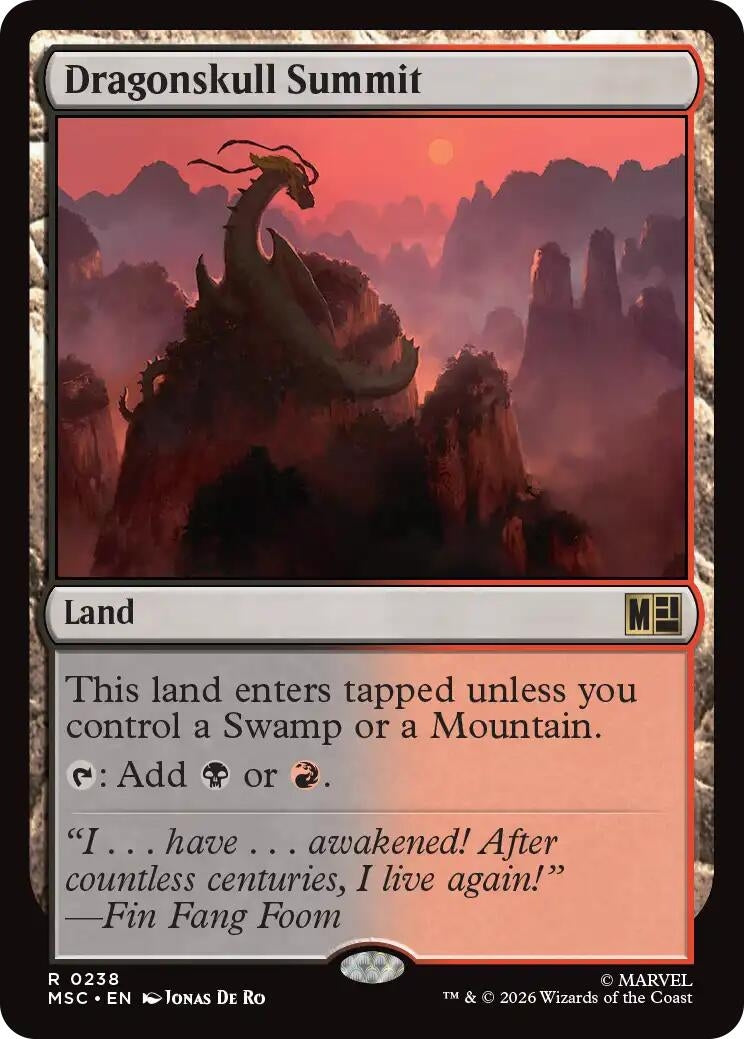 Image for Dragonskull Summit (Commander: Marvel Super Heroes) (238) (MSC) - Magic: The Gathering
