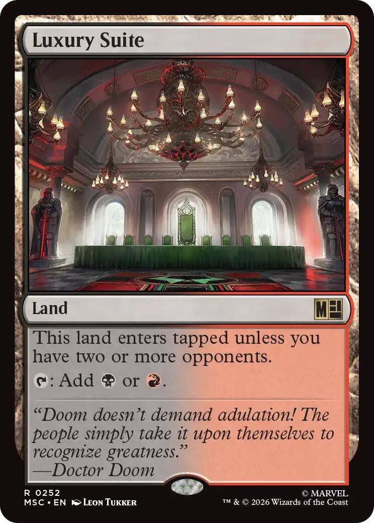 Image for Luxury Suite (Surge Foil) (Commander: Marvel Super Heroes) (252) (MSC) - Magic: The Gathering