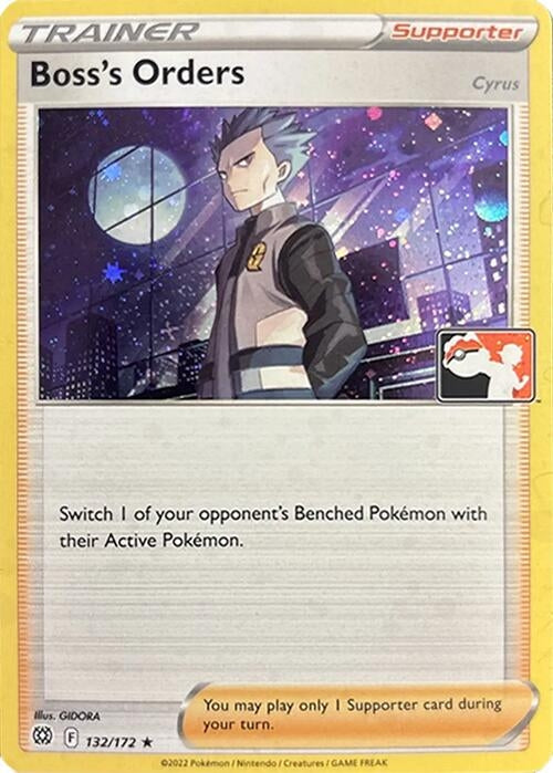 Image for Boss's Orders [Cyrus] - 132/172 (Cosmos Holo) (Prize Pack Series Cards) (132/172) - Pokemon