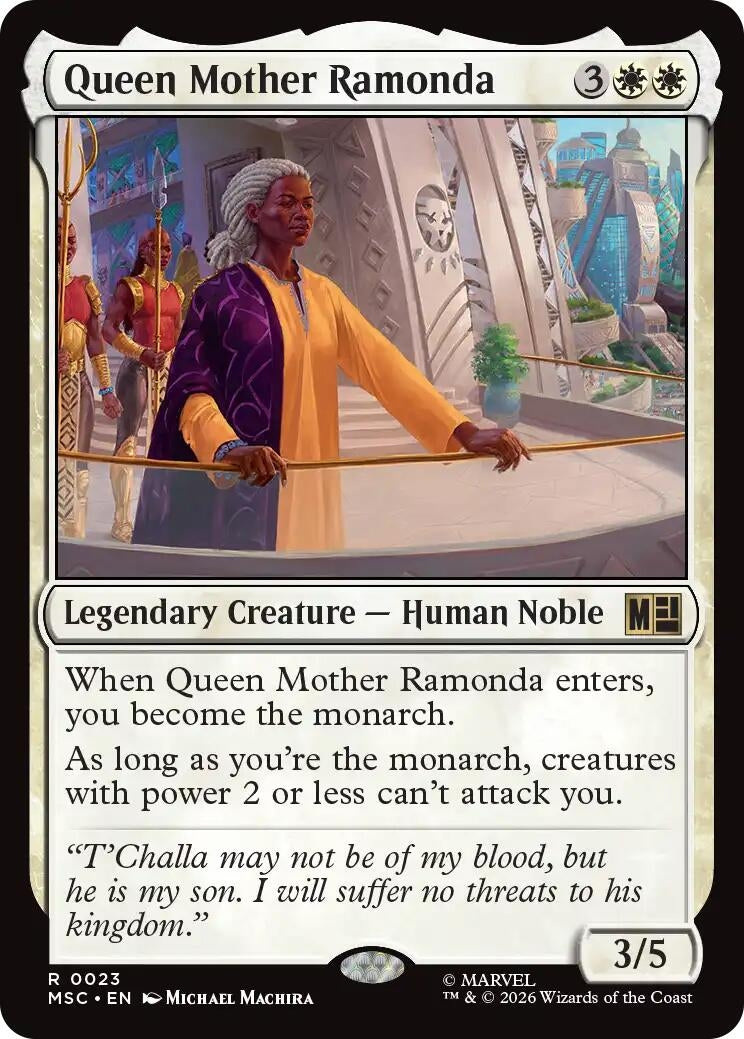 Image for Queen Mother Ramonda (Commander: Marvel Super Heroes) (23) (MSC) - Magic: The Gathering
