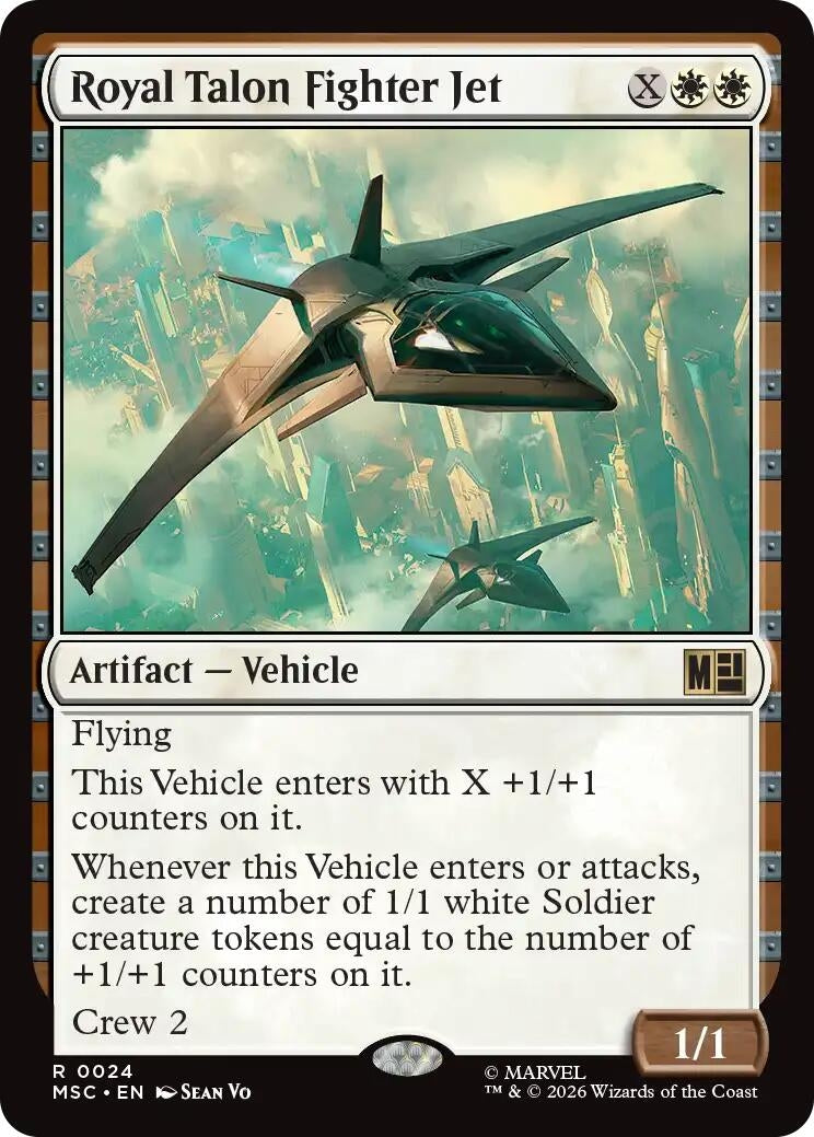 Image for Royal Talon Fighter Jet (Commander: Marvel Super Heroes) (24) (MSC) - Magic: The Gathering