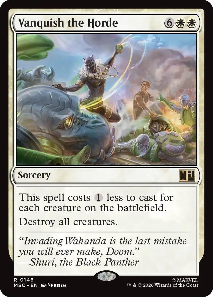 Image for Vanquish the Horde (Commander: Marvel Super Heroes) (146) (MSC) - Magic: The Gathering