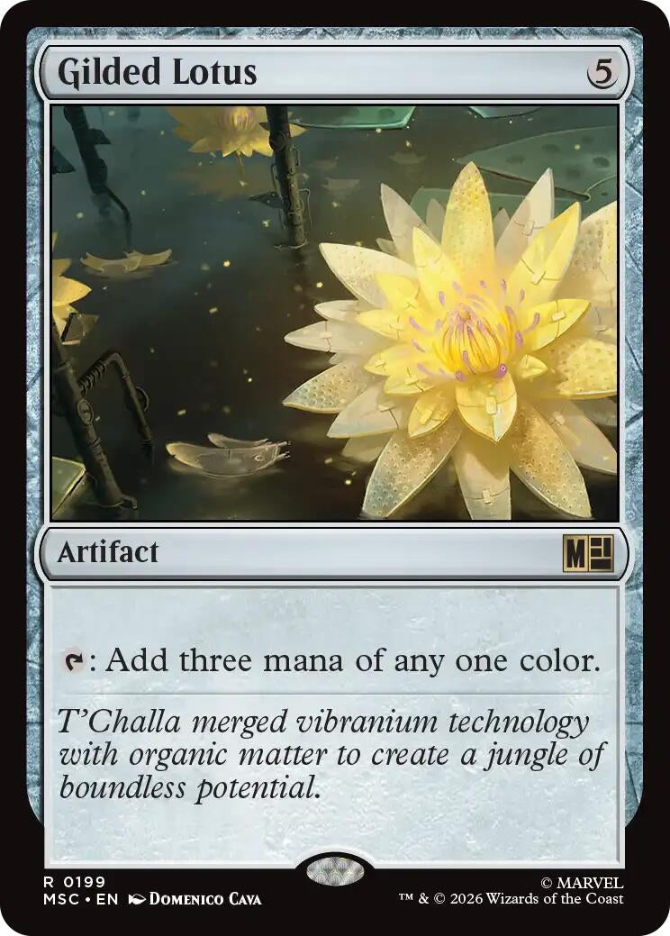 Image for Gilded Lotus (Commander: Marvel Super Heroes) (199) (MSC) - Magic: The Gathering