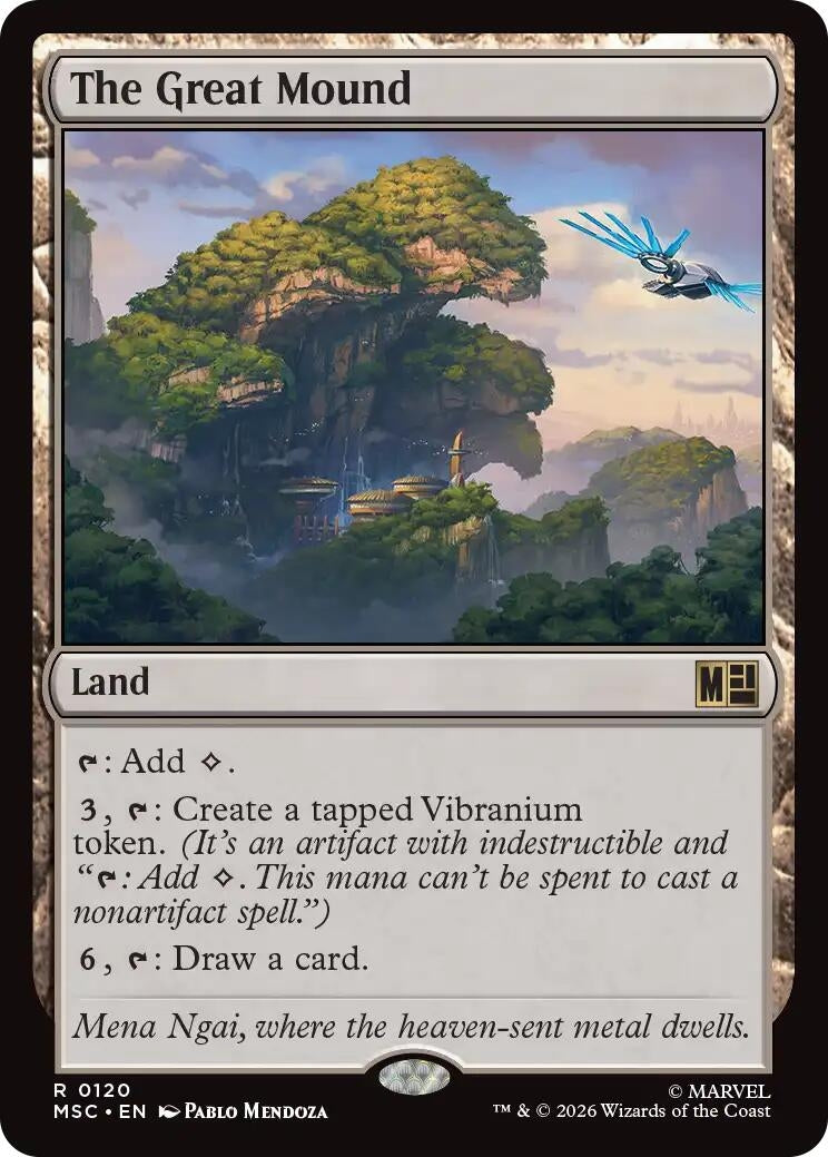 Image for The Great Mound (Commander: Marvel Super Heroes) (120) (MSC) - Magic: The Gathering