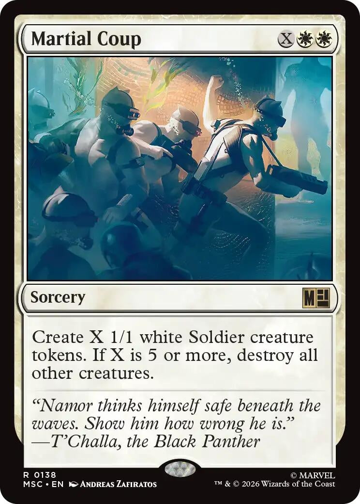 Image for Martial Coup (Surge Foil) (Commander: Marvel Super Heroes) (138) (MSC) - Magic: The Gathering