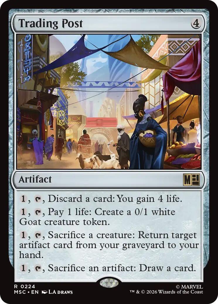 Image for Trading Post (Surge Foil) (Commander: Marvel Super Heroes) (224) (MSC) - Magic: The Gathering