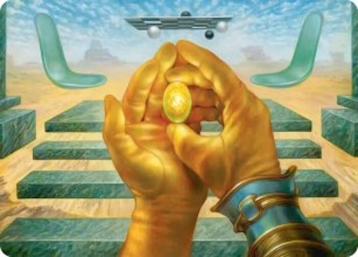 Image for The Mind Stone Art Card (Art Series: Marvel Super Heroes) (3) (AAMSH) - Magic: The Gathering