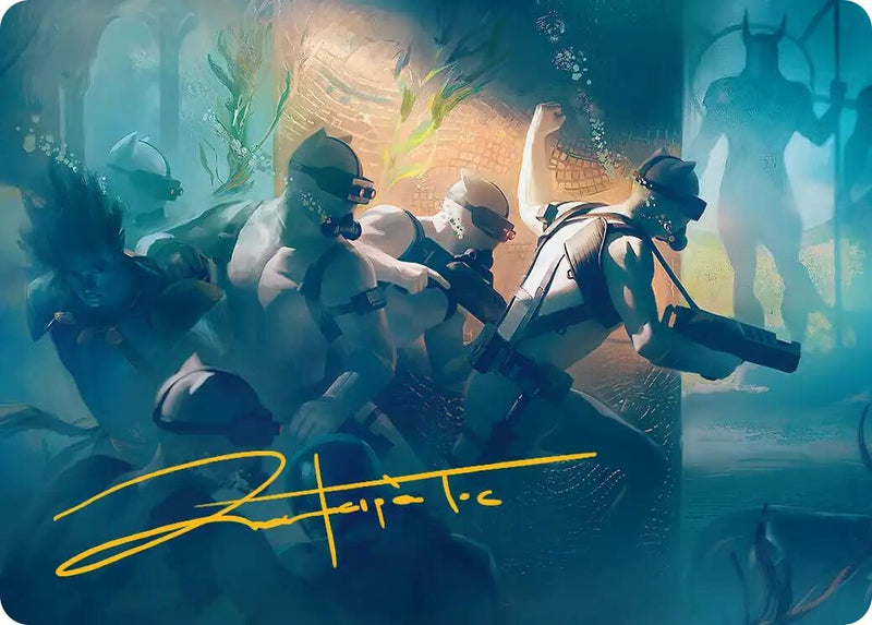 Image for Martial Coup Art Card (Gold-Stamped Signature) (Art Series: Marvel Super Heroes) (39) (AAMSH) - Magic: The Gathering