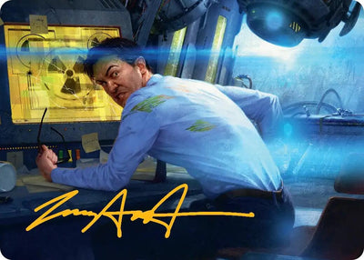 Bruce Banner Art Card (Gold-Stamped Signature) (Art Series: Marvel Super Heroes) (4) (AAMSH)