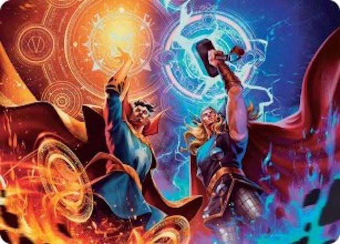 Image for We Say Thee Nay! Art Card (Art Series: Marvel Super Heroes) (7) (AAMSH) - Magic: The Gathering