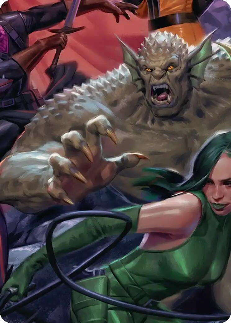 Image for Abomination, Irradiated Brute Art Card (Art Series: Marvel Super Heroes) (11) (AAMSH) - Magic: The Gathering