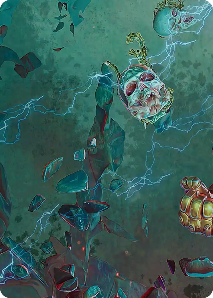 Image for Thanos, the Mad Titan Art Card (4/9) (Art Series: Marvel Super Heroes) (4) (AAMSH) - Magic: The Gathering