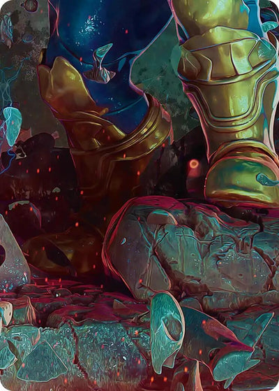 Thanos, the Mad Titan Art Card (8/9) (Art Series: Marvel Super Heroes) (8) (AAMSH)