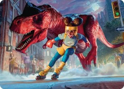 Moon Girl and Devil Dinosaur Art Card (Art Series: Marvel Super Heroes) (14) (AAMSH)