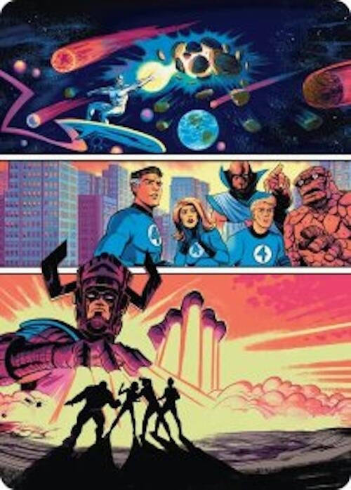 Image for The Coming of Galactus Art Card (Art Series: Marvel Super Heroes) (20) (AAMSH) - Magic: The Gathering