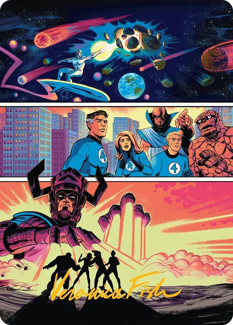 Image for The Coming of Galactus Art Card (Gold-Stamped Signature) (Art Series: Marvel Super Heroes) (20) (AAMSH) - Magic: The Gathering