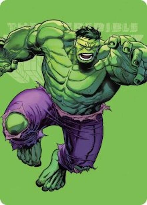 Image for The Incredible Hulk Art Card (Art Series: Marvel Super Heroes) (28) (AAMSH) - Magic: The Gathering