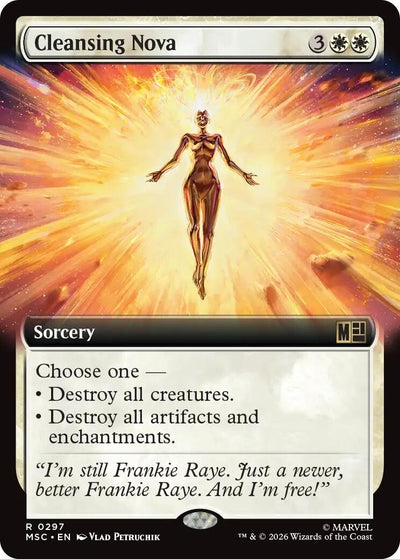 Cleansing Nova (Extended Art) (Commander: Marvel Super Heroes) (297) (MSC)