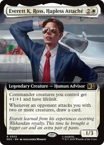 Everett K. Ross, Hapless Attache (Extended Art) (Commander: Marvel Super Heroes) (303) (MSC)