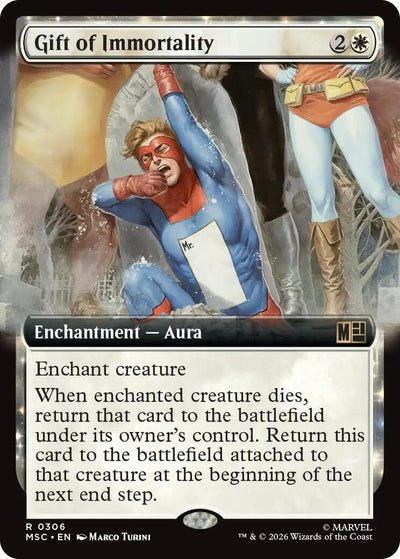 Gift of Immortality (Extended Art) (Commander: Marvel Super Heroes) (306) (MSC)
