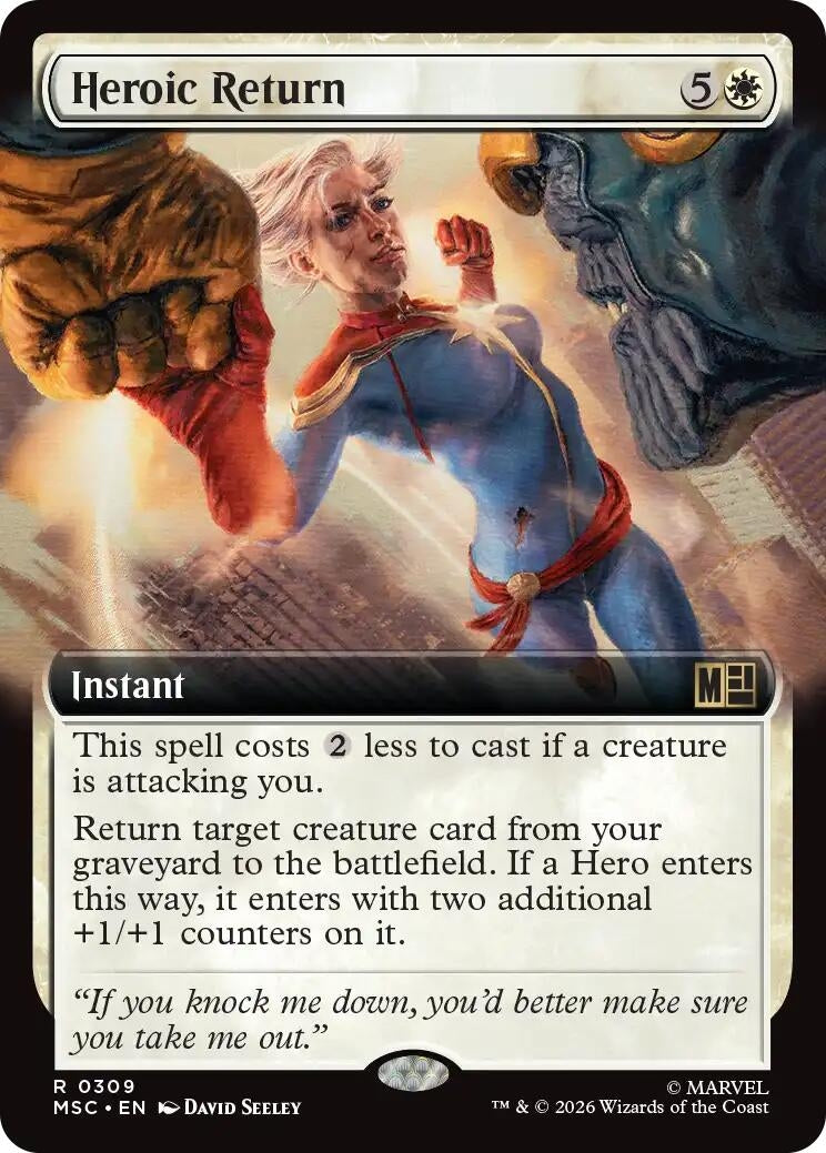 Image for Heroic Return (Extended Art) (Commander: Marvel Super Heroes) (309) (MSC) - Magic: The Gathering