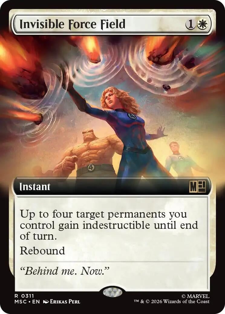 Image for Invisible Force Field (Extended Art) (Commander: Marvel Super Heroes) (311) (MSC) - Magic: The Gathering