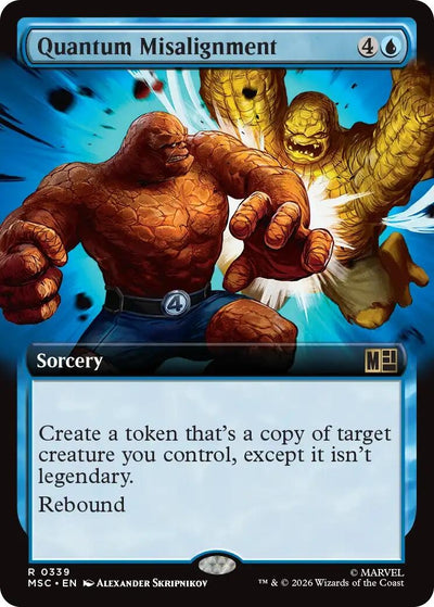 Quantum Misalignment (Extended Art) (Commander: Marvel Super Heroes) (339) (MSC)