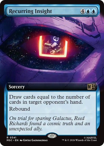 Recurring Insight (Extended Art) (Commander: Marvel Super Heroes) (341) (MSC)