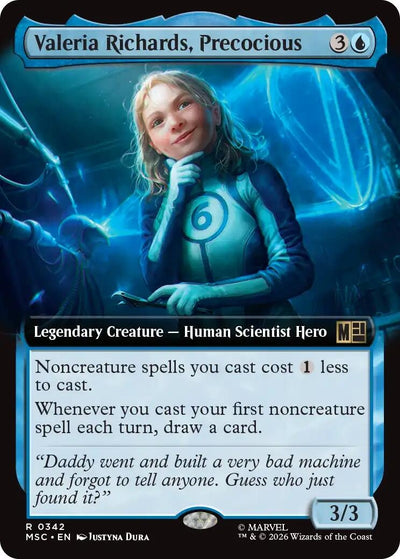 Valeria Richards, Precocious (Extended Art) (Commander: Marvel Super Heroes) (342) (MSC)