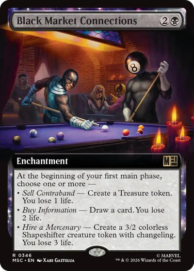 Black Market Connections (Extended Art) (Commander: Marvel Super Heroes) (346) (MSC)